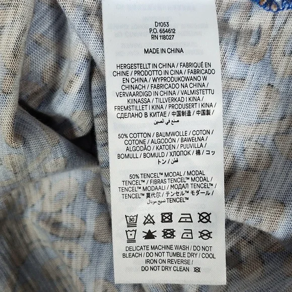 Boden Naomi Relaxed Jersey Dress Gingerbread, Dandelion Sprig 14 - Picture 13 of 13